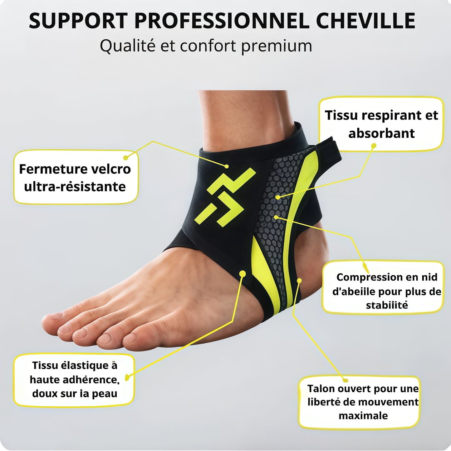 Attelle de cheville