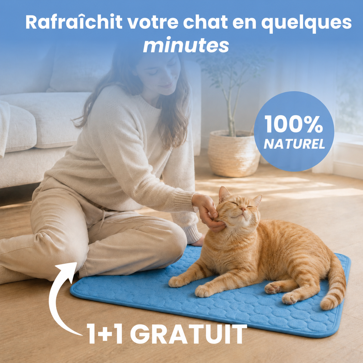 Tapis rafraîchissant Altoyaa (2 pour 1)
