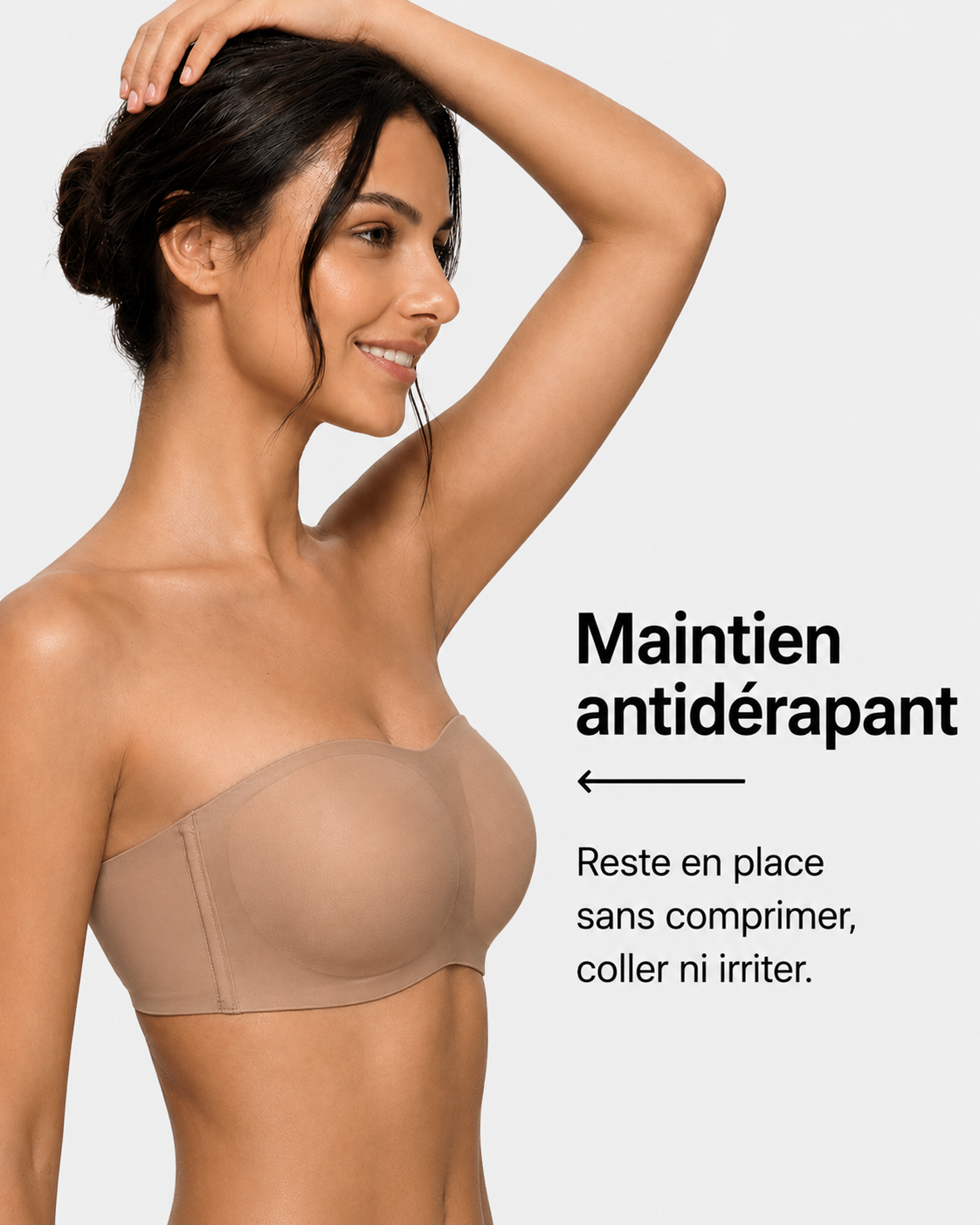 Soutien-gorge invisible sans bretelles