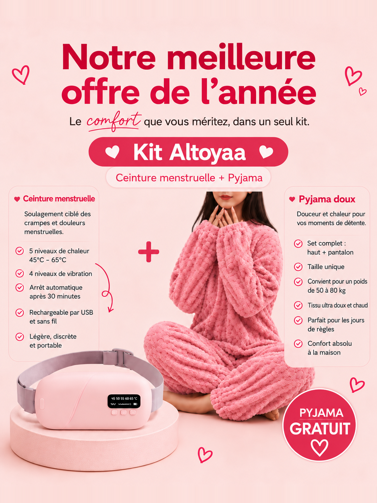 Altoyaa - à vos côtés contre les crampes menstruelles.