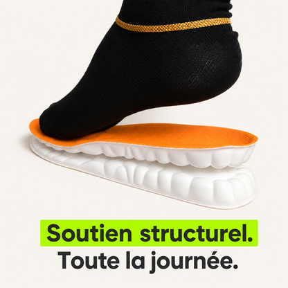 Semelles orthopédiques pour soulager les douleurs au talon et la fasciite plantaire