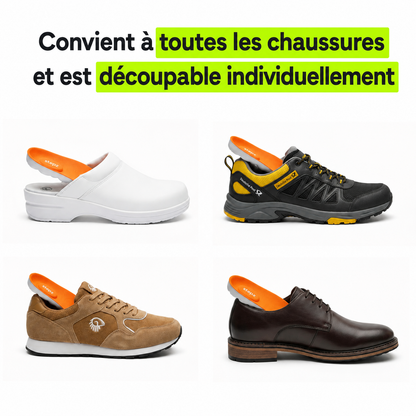 Semelles orthopédiques pour soulager les douleurs au talon et la fasciite plantaire