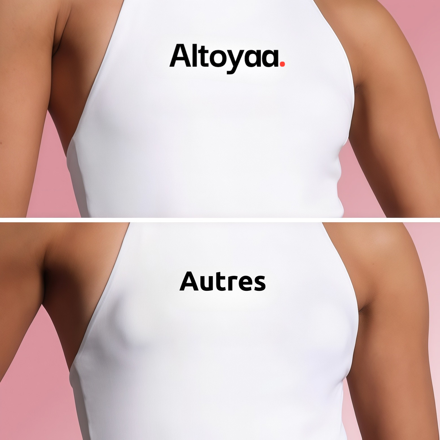 Cache-tétons sans adhésif