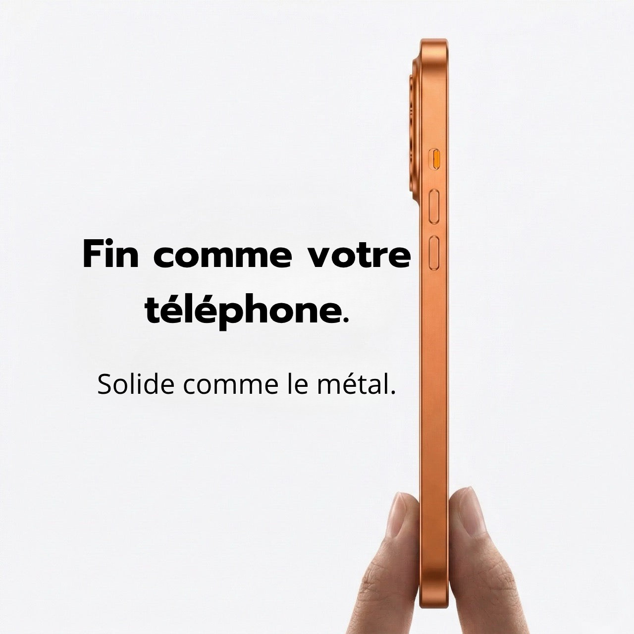 Coque métallique pour iPhone