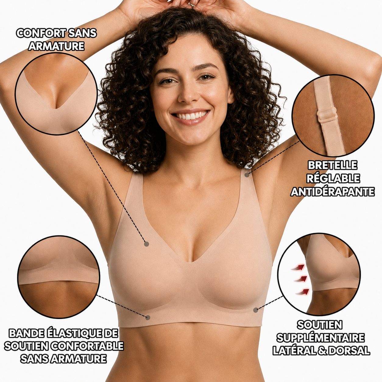 Soutien-gorge en gel