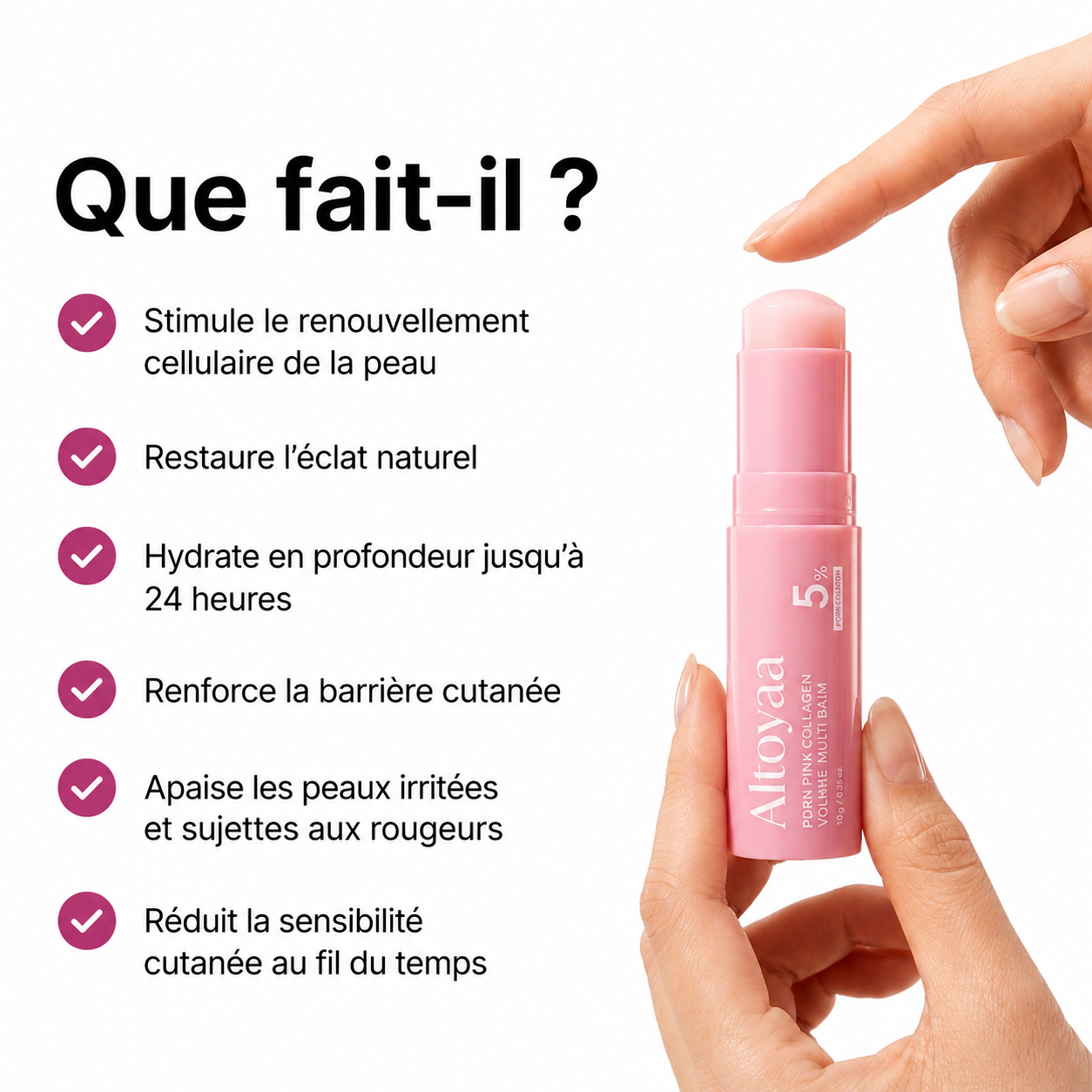 Baume volumisant au collagène PDRN 2.0