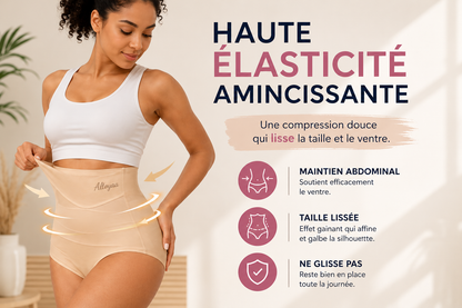 Culotte gainante taille haute — Effet ventre plat sans coutures