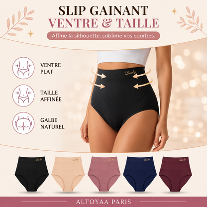 Culotte gainante taille haute — Effet ventre plat sans coutures
