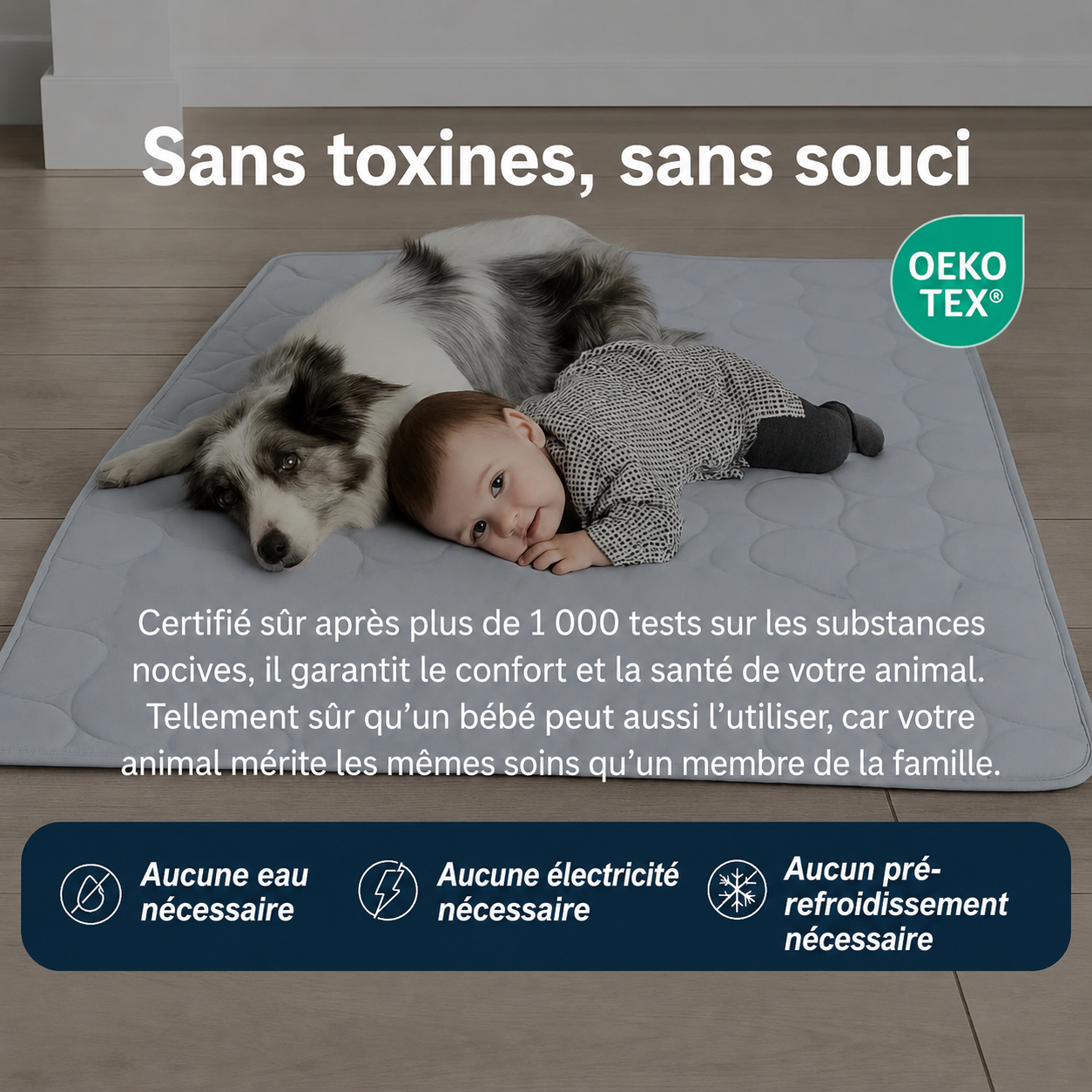 Tapis rafraîchissant pour chien Altoyaa™