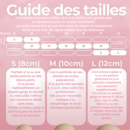 Cache-tétons sans adhésif