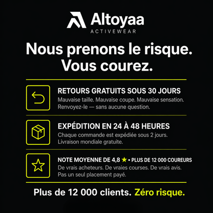 Short de course Altoyaa run 2 en 1