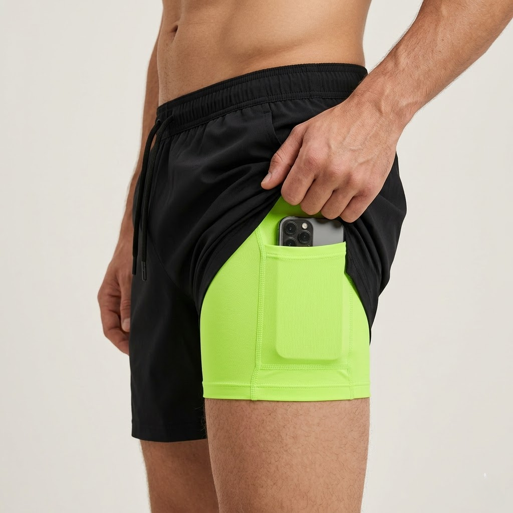 Short de course Altoyaa run 2 en 1