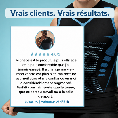 V-Shape – Ressentez la puissance de la confiance en vous, de l’énergie et de la force.